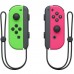 Комплект джойконов для Nintendo Switch (оригинал, зеленый, розовый), 1029638, Nintendo